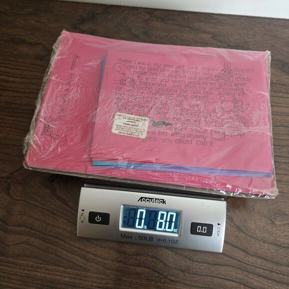 Vintage 1984 Current Stationery It's A Long Story 24 Paper Sheets 12 Envelopes - Picture 6 of 7